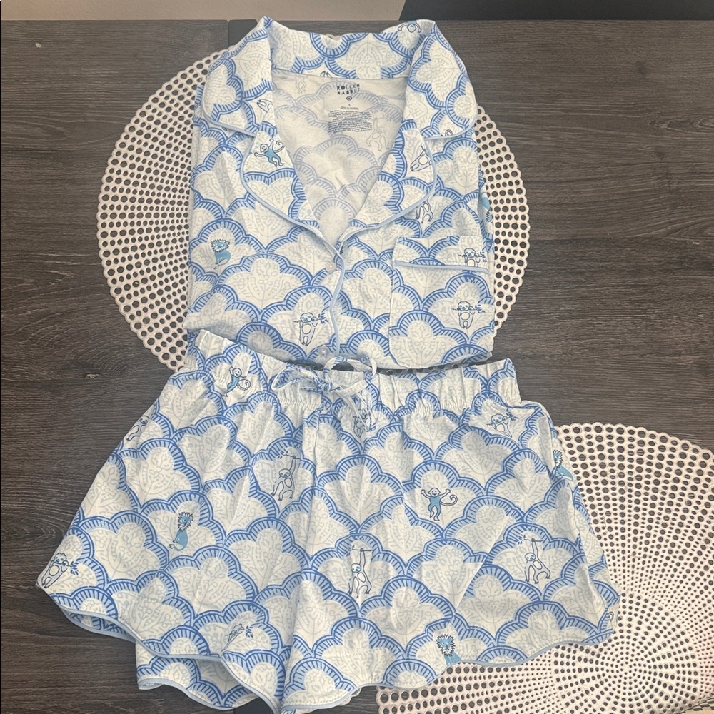 Roller Rabbit Target Geo Trellis Pajama set